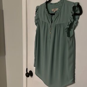 Sleeveless top with Ruffles